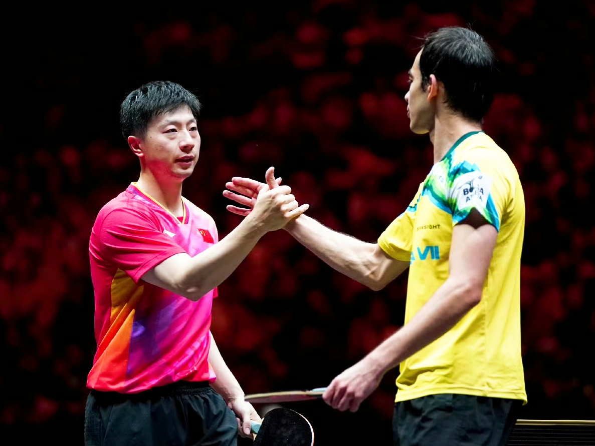 奥地利队鏖战中国队，马龙高光表现